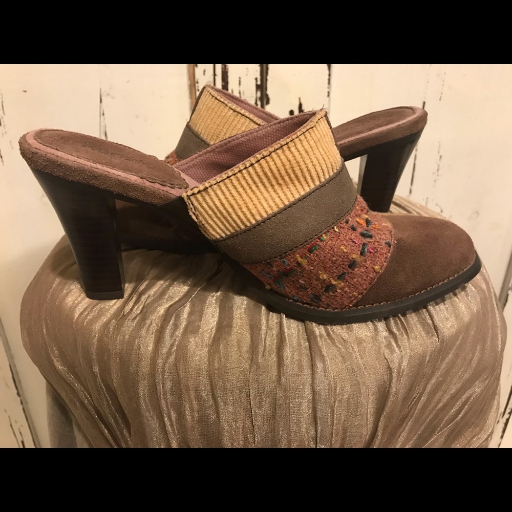 Kenzie Mules With Patchwork Design - image 2